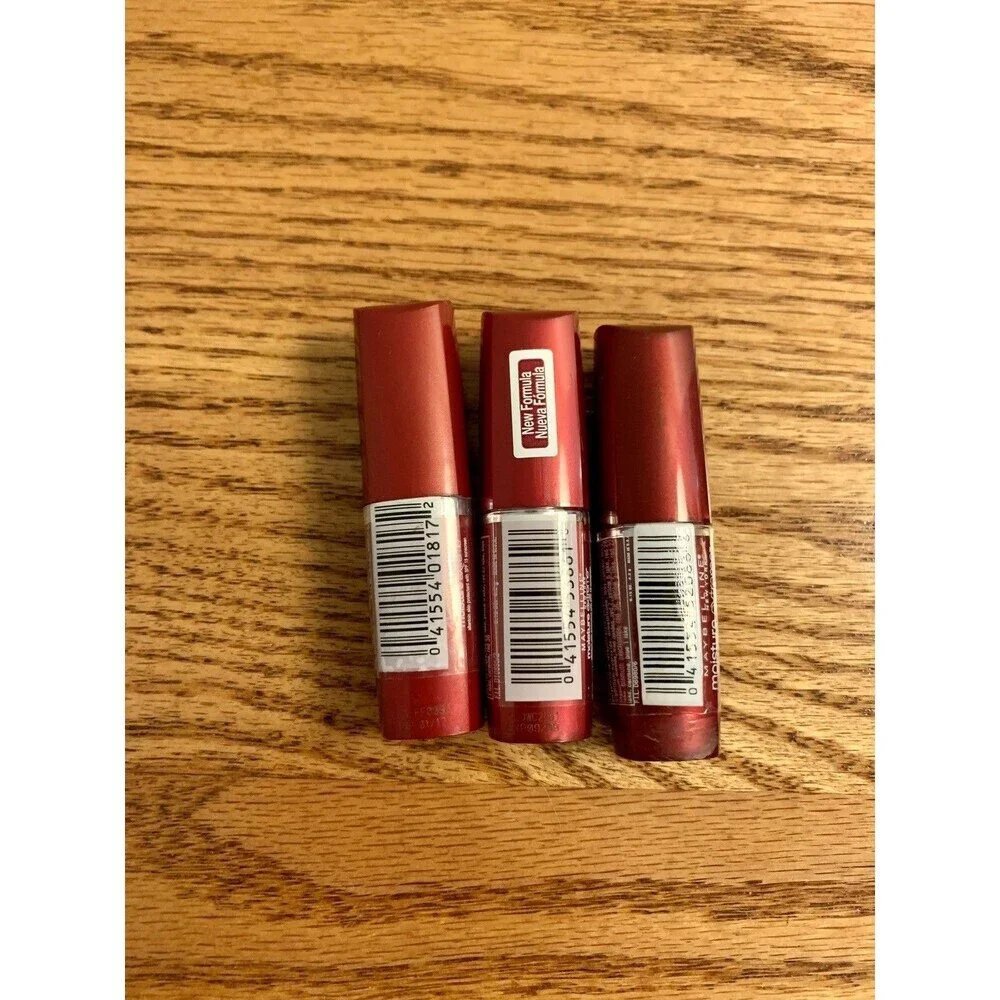 (3) Maybelline Moist Xtreme Lip Bitten Plum C435 Praline G75 Plum Sable 310 SET